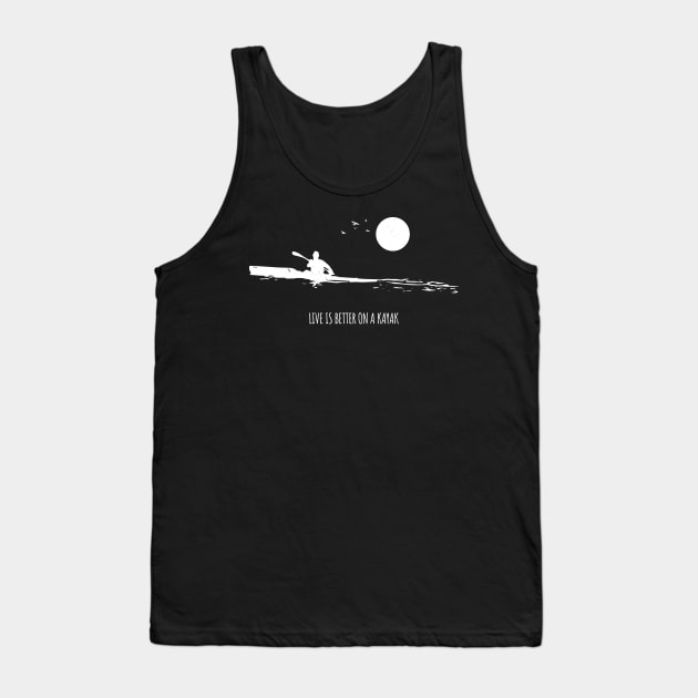 kayaking Tank Top by Circle Project